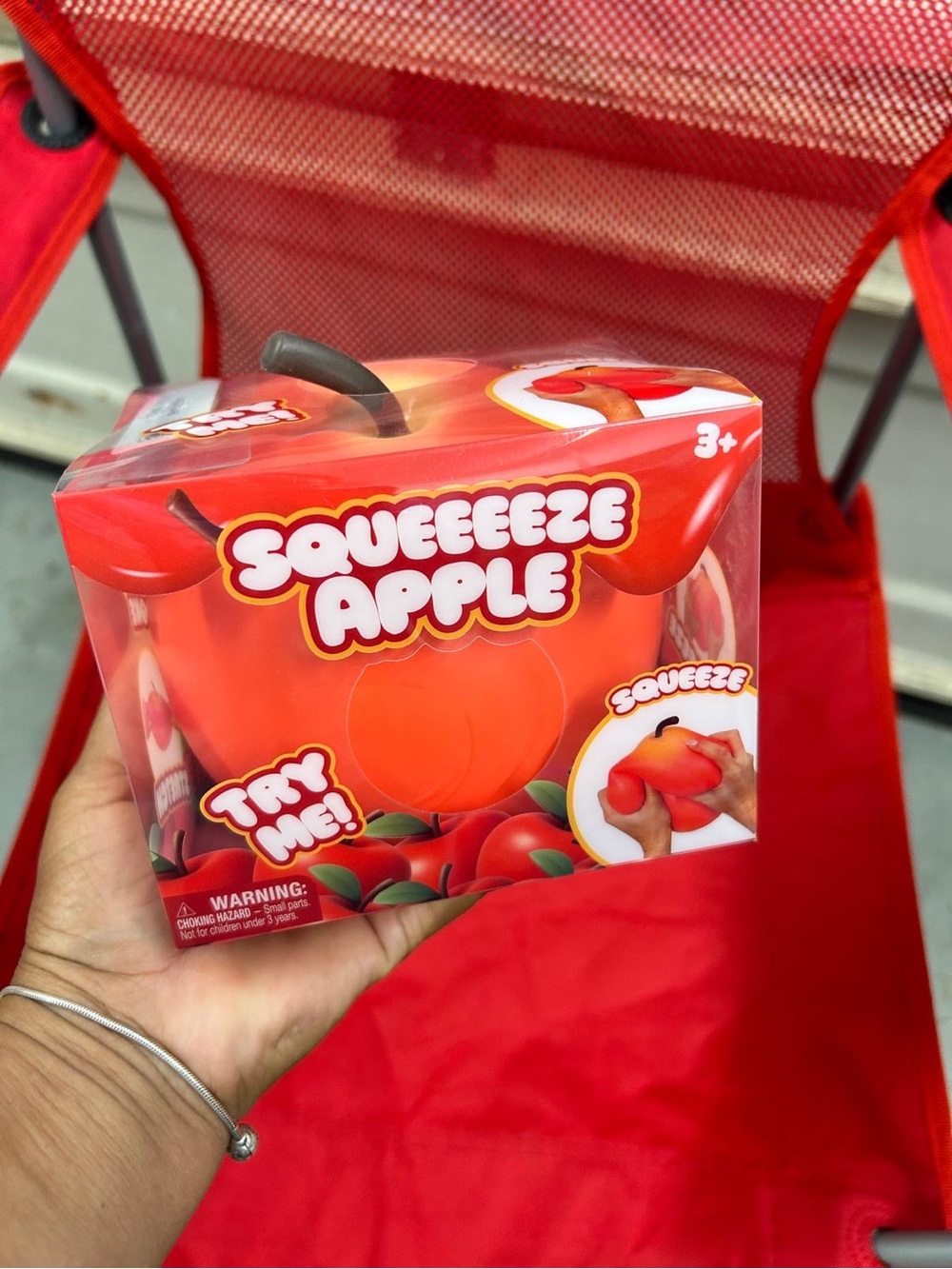 Apple Stress Toy - Red